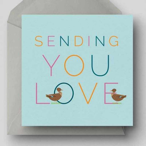 Sending You Love Kaart Krossproducts | De online winkel voor hebbedingetjes