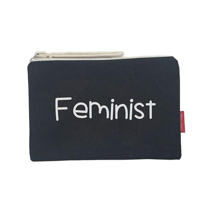 Toilettasje Feminist | Zwart Krossproducts | De online winkel voor hebbedingetjes