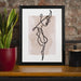 Vrouw Zijwaarts Line Art Waterverf Print | 40x50 Krossproducts | De online winkel voor hebbedingetjes